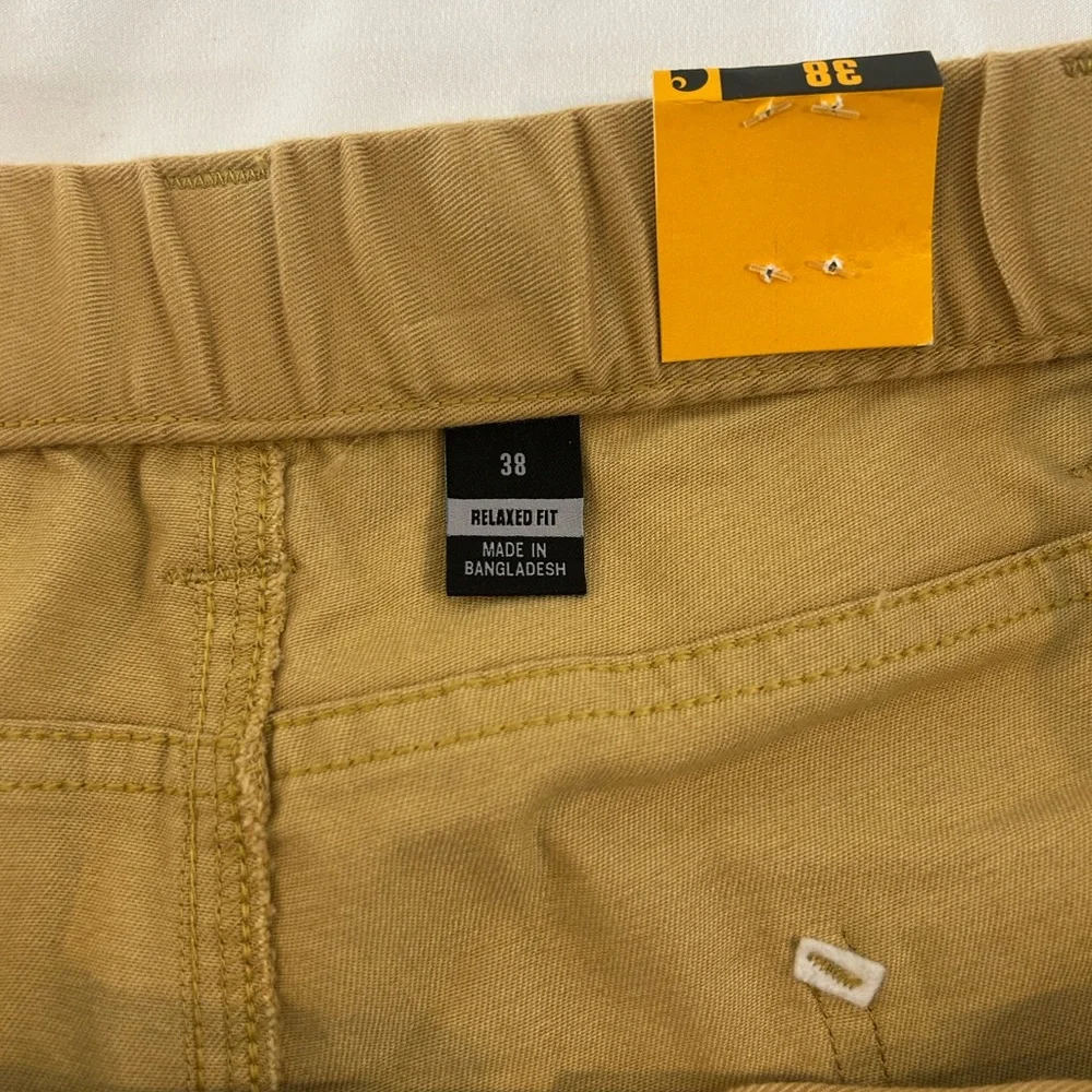 Carhartt Force Shorts Mens 38 Khaki Relaxed Fit Rugged Flex Workwear NWT